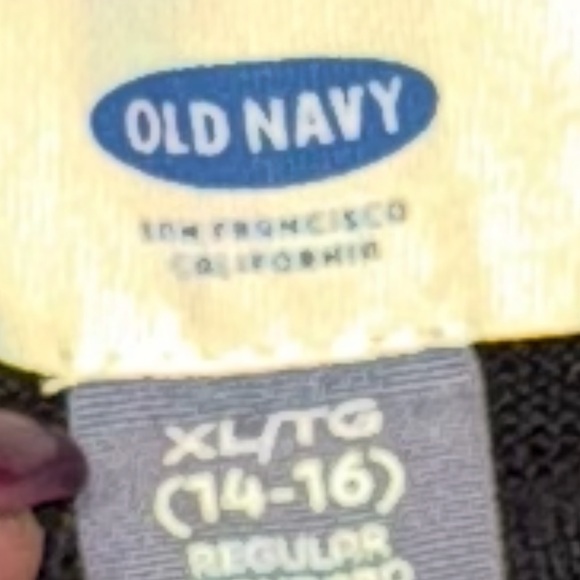 This is my Christmas sweater size XL, Old Navy, black - Picture 3 of 3